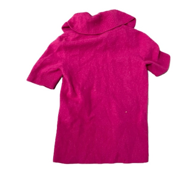 Apt 9 hot pink Barbie core 100% cashmere sweater top large - Picture 1 of 7